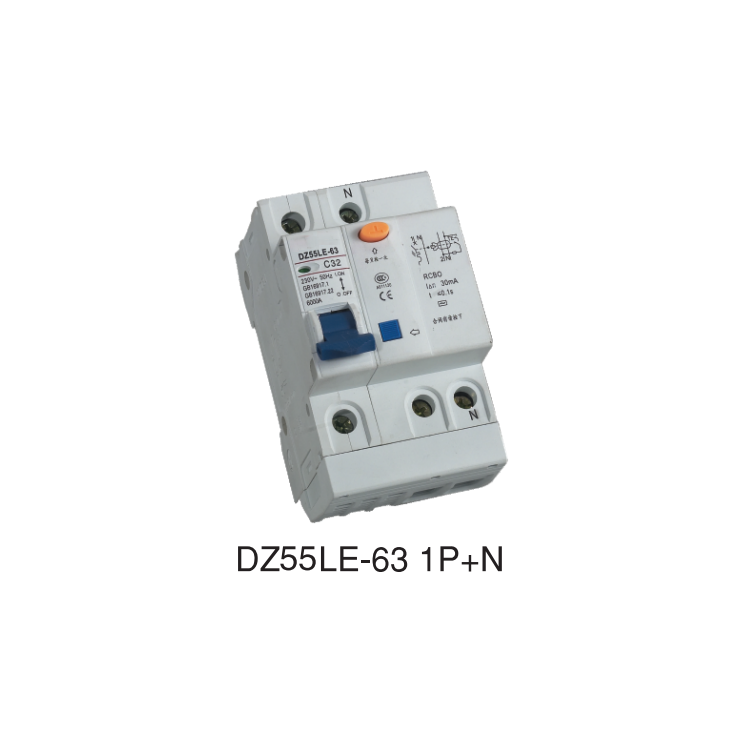 DZ55LE-63 Residual Current Operated Circuit Breaker