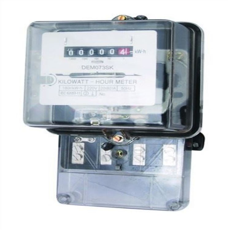 DEM0073SK 1 PHASE 2 WIRE ELECTROMECHANICAL FRONT BOARD INSTALLED ACTIVE ENERGY METER