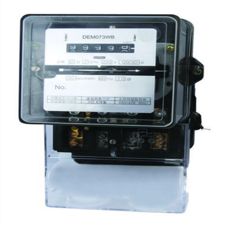 DEM0072WB SINGLE PHASE ELECTROMECHANICAL FRONT BOARD INSTALLED ACTIVE ENERGY METER