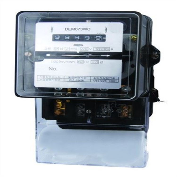 DEM0072WC SINGLE PHASE ELECTROMECHANICAL FRONT BOARD INSTALLED ACTIVE ENERGY METER