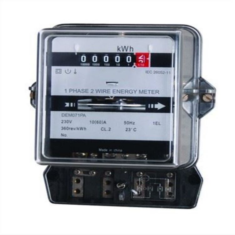 DEM0071PA 1 PHASE 2 WIRE ELECTRONIC ACTIVE ENERGY METER