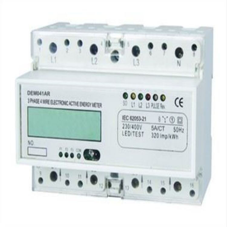 DEM0041AR 3 PHASE 4 WIRE ELECTRONIC ACTIVE ENERGY METER