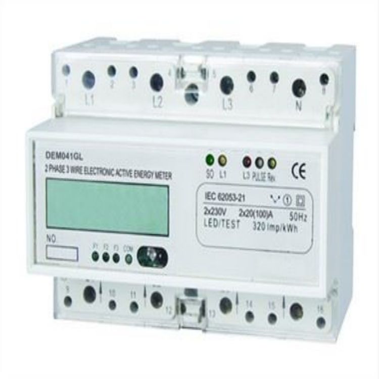 DEM0041GL 2 PHASE 3 WIRE ELECTRONIC ACTIVE ENERGY METER