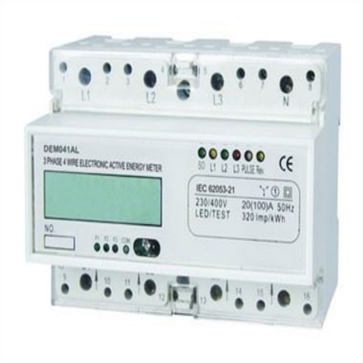 DEM0041 AL THREE PHASE FOUR WIRE ELECTRONIC ACTIVE ENERGY METER