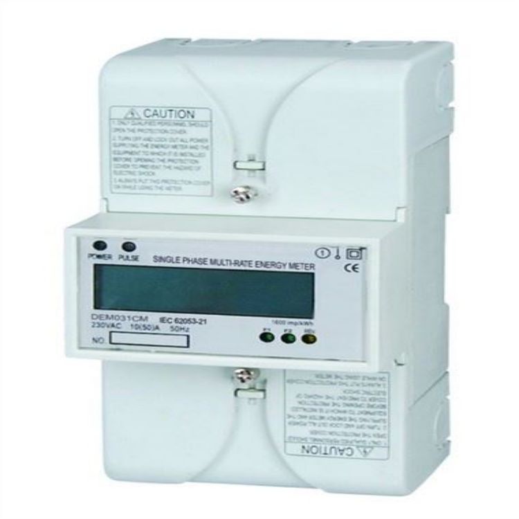 DEM031CM SINGLE PHASE ELECTRONIC MULTI-RATE DIN-RAIL ACTIVE ENERGY METER