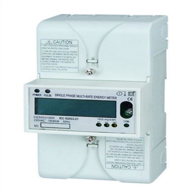 DEM031BM SINGLE PHASE ELECTRONIC MULTI-RATE DIN-RAIL ACTIVE ENERGY METER