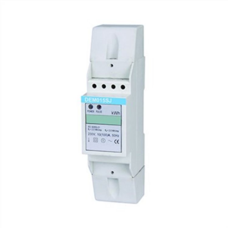 DEM015SJ SINGLE PHASE ELECTRONIC DIN-RAIL ACTIVE ENERGY METER