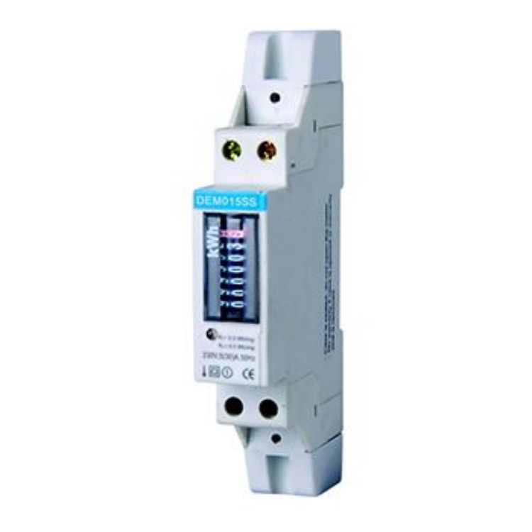 DEM015SS SINGLE PHASE ELECTRONIC DIN-RAIL ACTIVE ENERGY METER