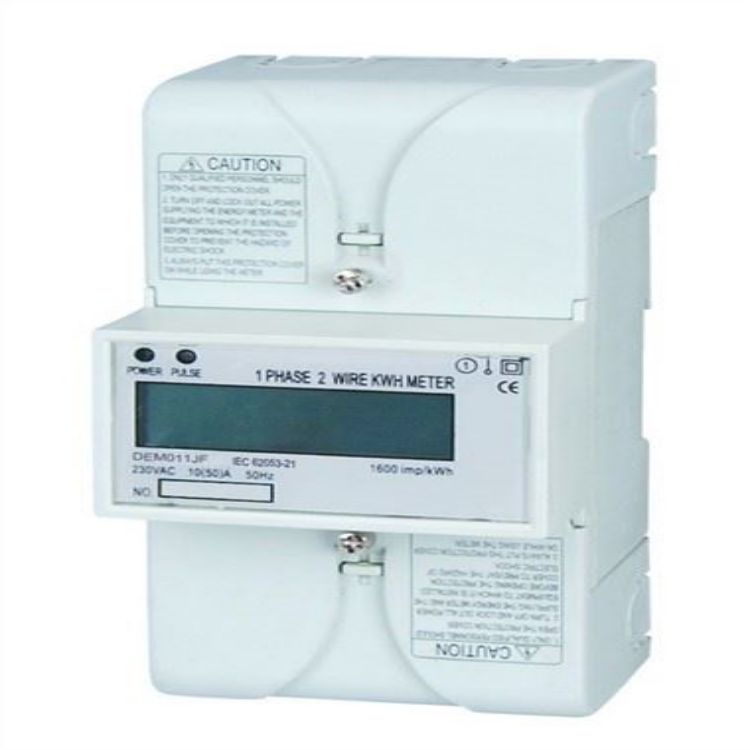DEM011JF SINGLE PHASE ELECTRONIC DIN-RAIL ACTIVE ENERGY METER