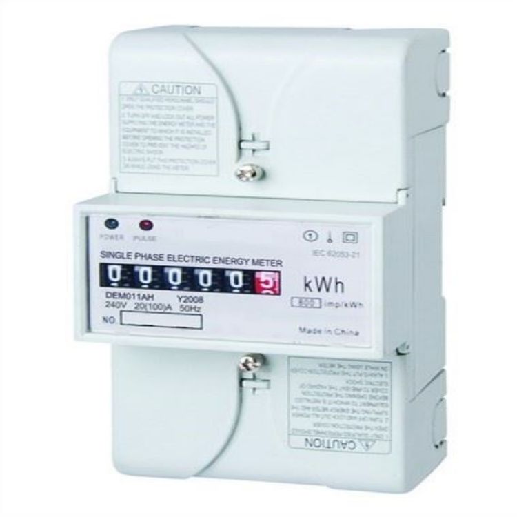 DEM011AH SINGLE PHASE ELECTRONIC DIN-RAIL ACTIVE ENERGY METER