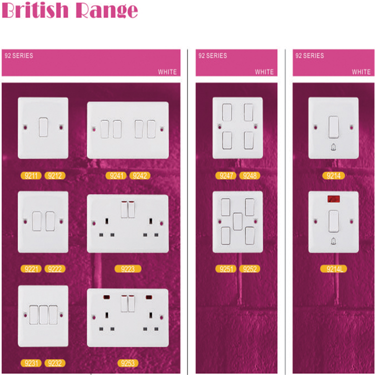 Programmable Light Switch British Range LQ 95 Series