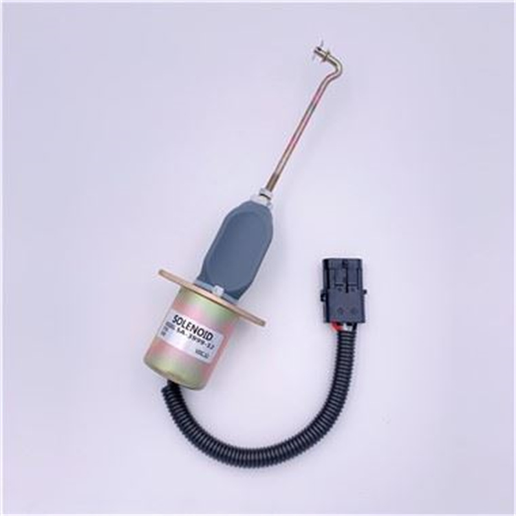 12/24V Shut Down Solenoid For Cummins SA-3999-24  SA-3999-12 for Excavator Hitachi EX215 Fiat Hitachi FH200-3