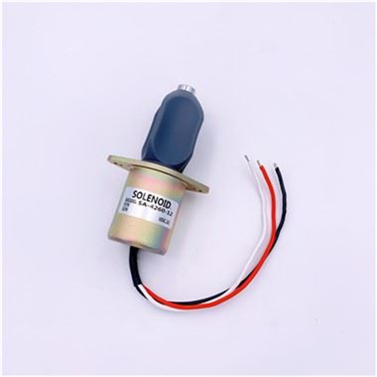 12/24V Shut Down Solenoid For Kubota SA-4260-24 SA-4612-42 1751ES-24A6ULB1S5, SA-4260-12 SA-4612-12 1751ES-12A6ULB1S5 for Kubota 3A Kit 70 & 82 mm Series Engine Cummins