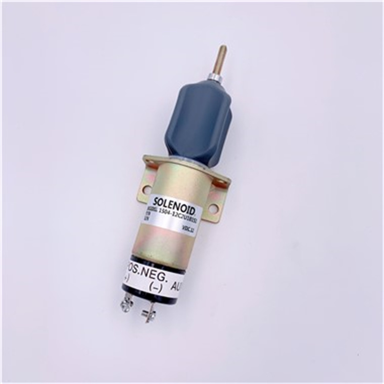 12/24V Shut Down Solenoid For AVL/Perkins 1504-24C2U1B1S1 1504-12C2U1B1S1 for Kubota Excavator Engine DF-750 Woodward Kubota Excavator Engine DF-750