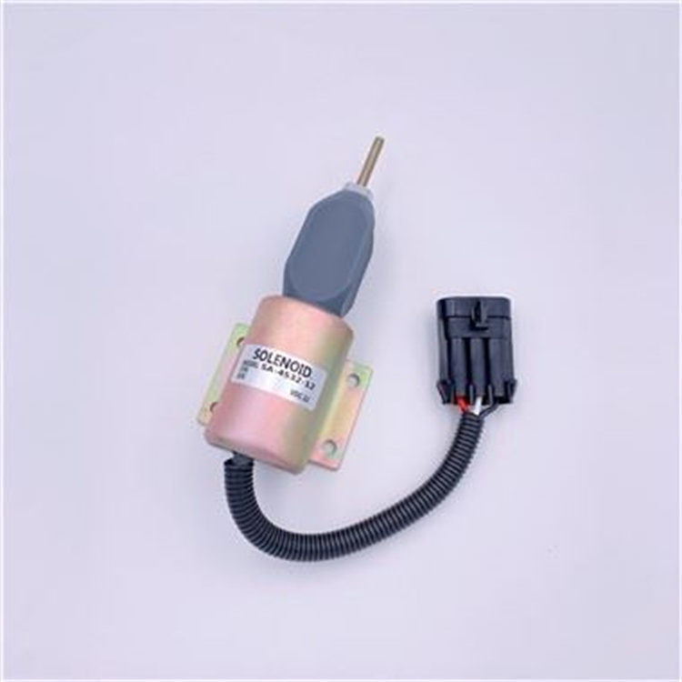 12/24V Shut Down Solenoid For Cummins/komatsu SA-4532-24 SA-4532-12 59009134 2000-5029 Flameout Cut-Off Cummins 4BT 6BT 6CT NT855 K38 Ingersoll-Rand DD-130 Compactor B5.9-C Excavator Parts