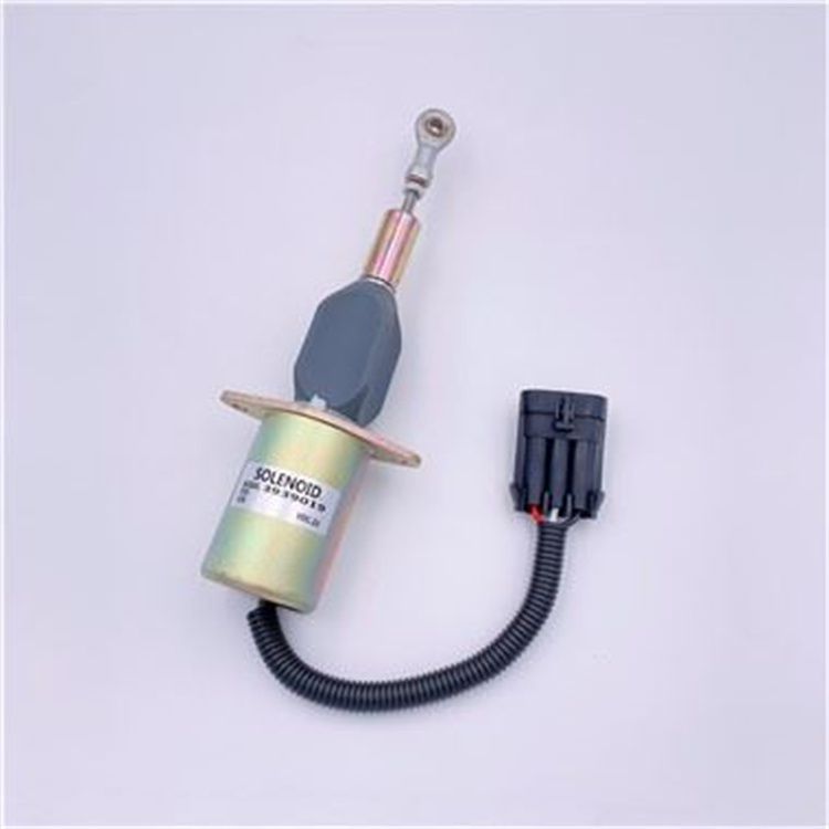 12/24V Shut Down Solenoid for Hyundai 335LC-7 Excavator 3939019 SA-4889-24 SA-5006-24 3964622 3939018 SA-4889-12 SA-5006-12 3964621 R335LC-7 6CT Cummins Hyundai 335LC-7 excavator Cummins Engine Cummins C & B 5.9L & 8.3L